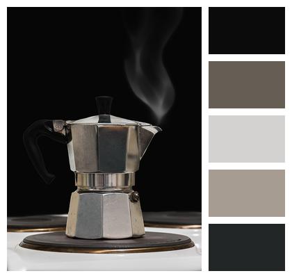 Smoke Coffee Coffee Machine Image